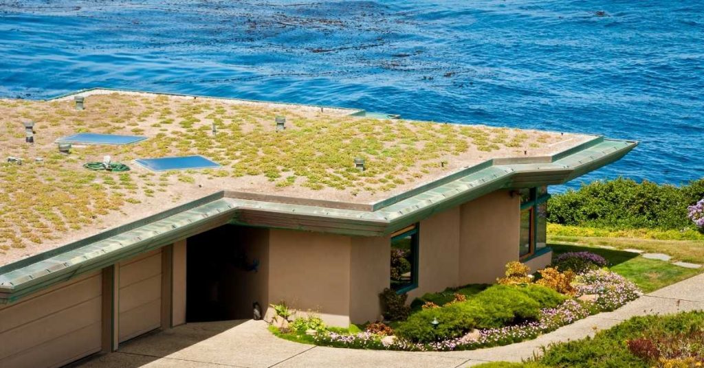 green roof custom home trends